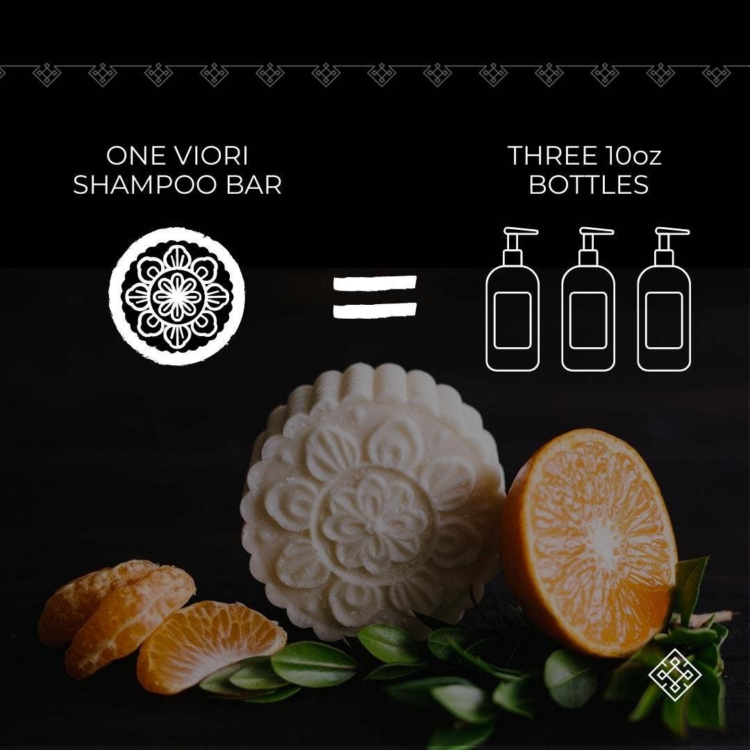 Citrus Yao Shampoo & Conditioner Bar w/ Bamboo Holder: Citrus Yao