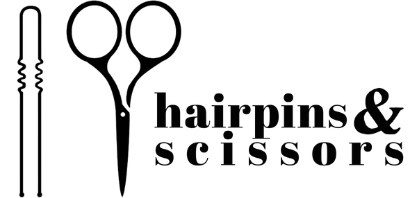 Hairpins & Scissors logo